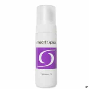 De lotion van Meditopics (2% salicylzuur) tegen mee-eters