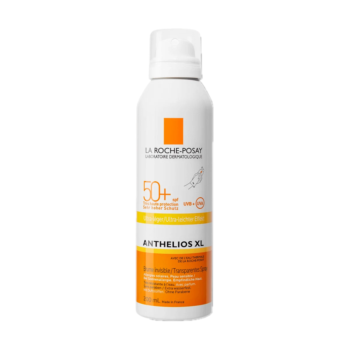 Anthelios XL ultralichte lichaamsmist SPF50+ van La Roche-Posay