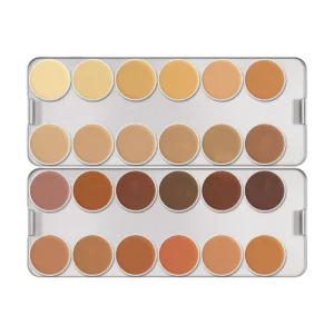 Camouflage Creme Palette 24 kleuren van Dermacolor