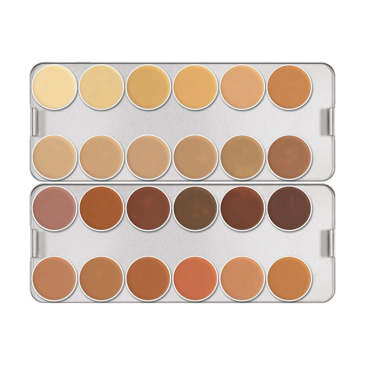 Camouflage Creme Palette 24 kleuren van Dermacolor