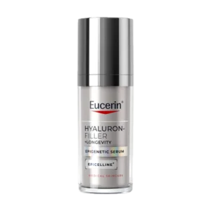Hyaluron-Filler + Longevity Epigenetisch Serum van Eucerin