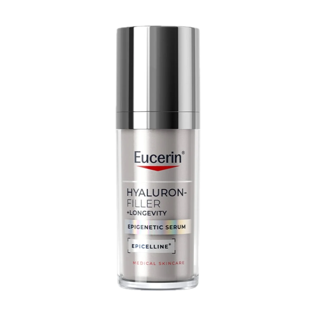 Hyaluron-Filler + Longevity Epigenetisch Serum van Eucerin