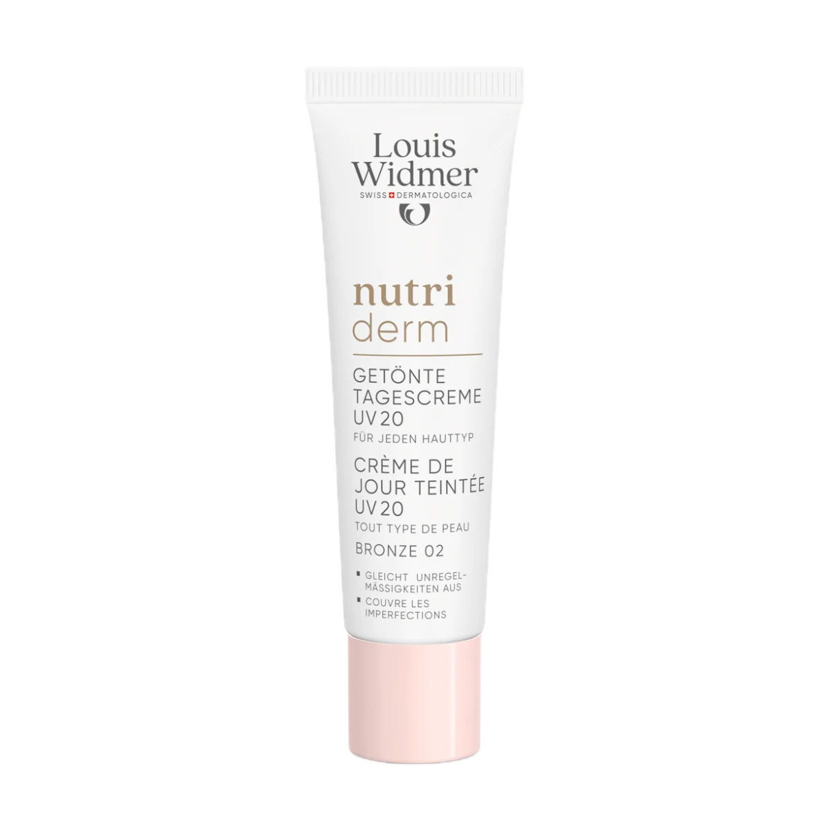 Nutriderm Getinte Dagcrème UV 20 van Louis Widmer, foto 2 van 2