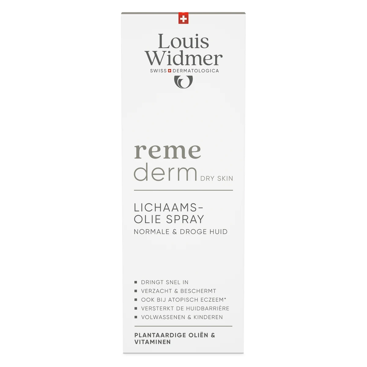 Remederm Lichaamsolie Spray van Louis Widmer
