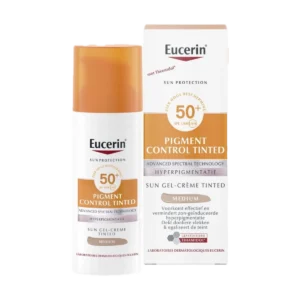 Sun Pigment Control getinte gel-crème SPF 50+ van Eucerin